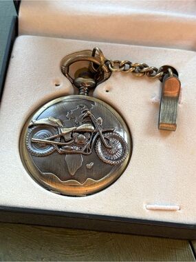 Motorcycle Pocket Watch